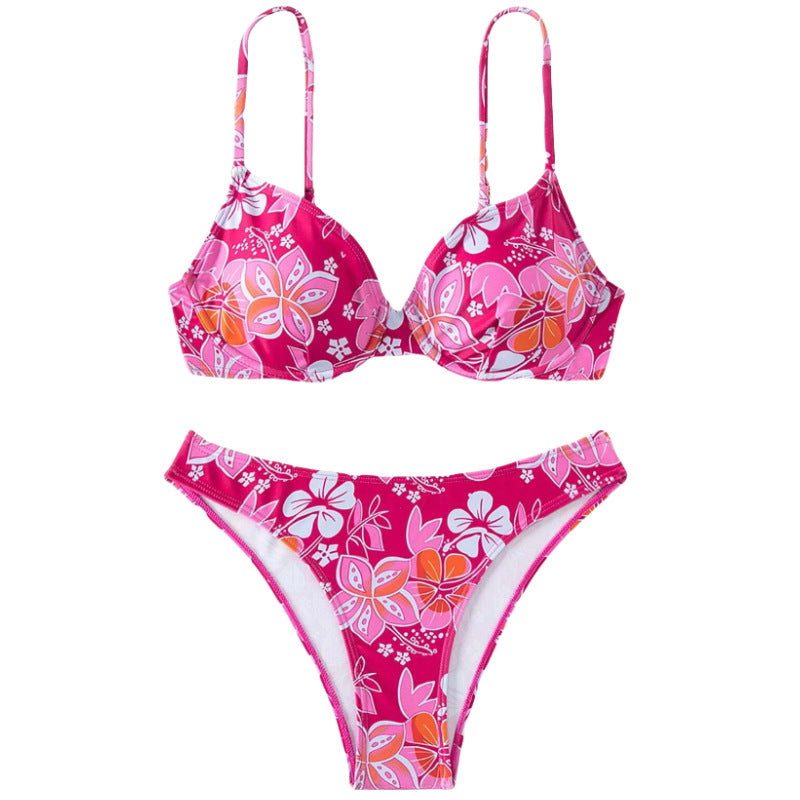Dame blomster mønster bikini sæt Stilla