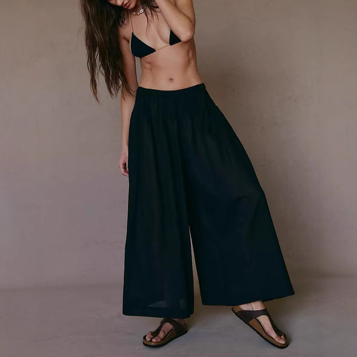 Dame Lettere og åndbare Culottes med elastisk talje Stilla