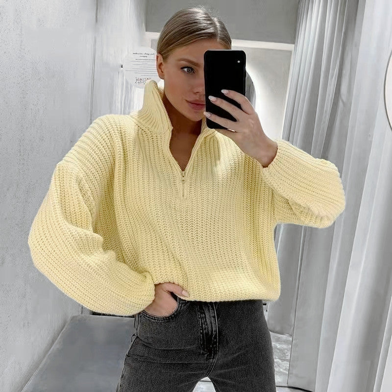 Dame pæn sweater i afslappet strikstil Stilla
