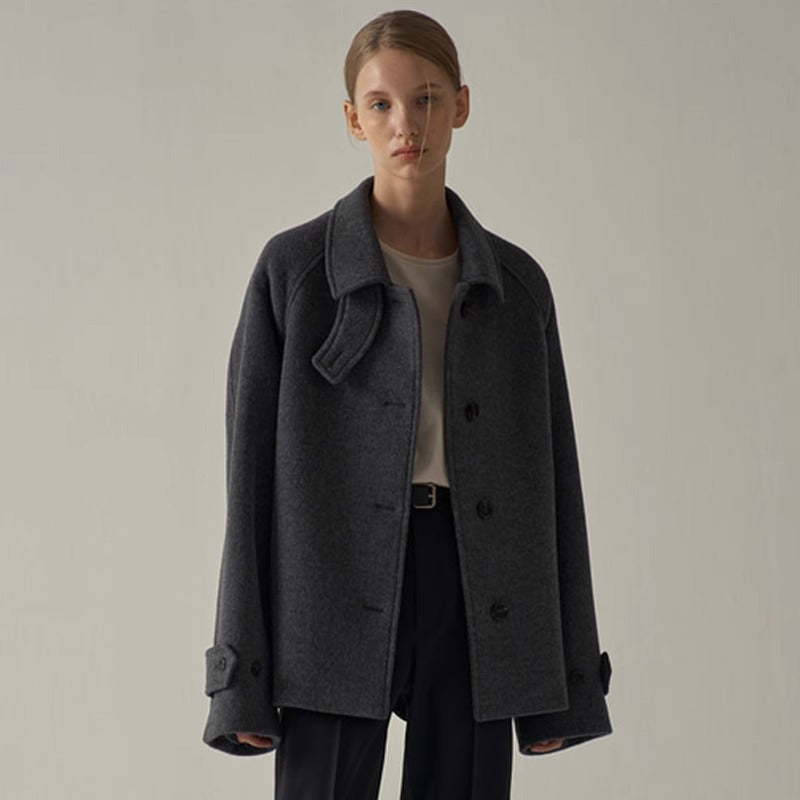 Kvinders Oversized Uldjakke Stilla