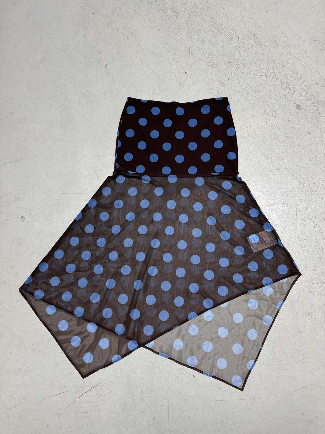 Damen ärmelloses Oberteil mit einzigartigem polka-dot Design und verstellbarem Halspartie Skovae