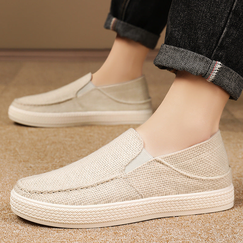 Femme Fritid Slip-On Strik Sneakers Stilla