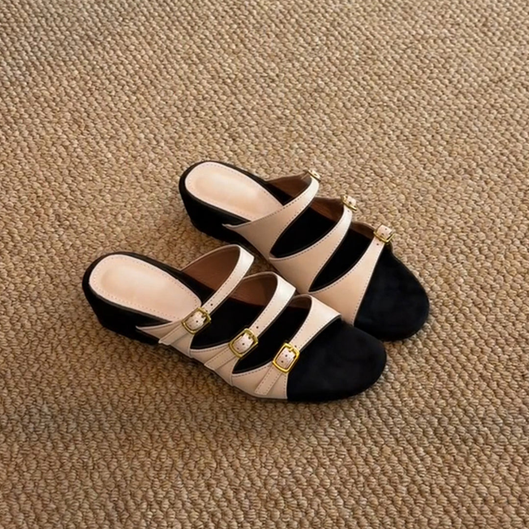 Dame Stilfulde Blokhæls Rutsch Sandaler Stilla