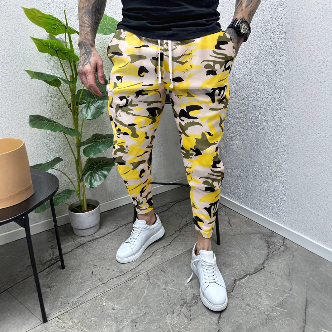 Herre joggingbukser i moderne camouflage-stil Stilla