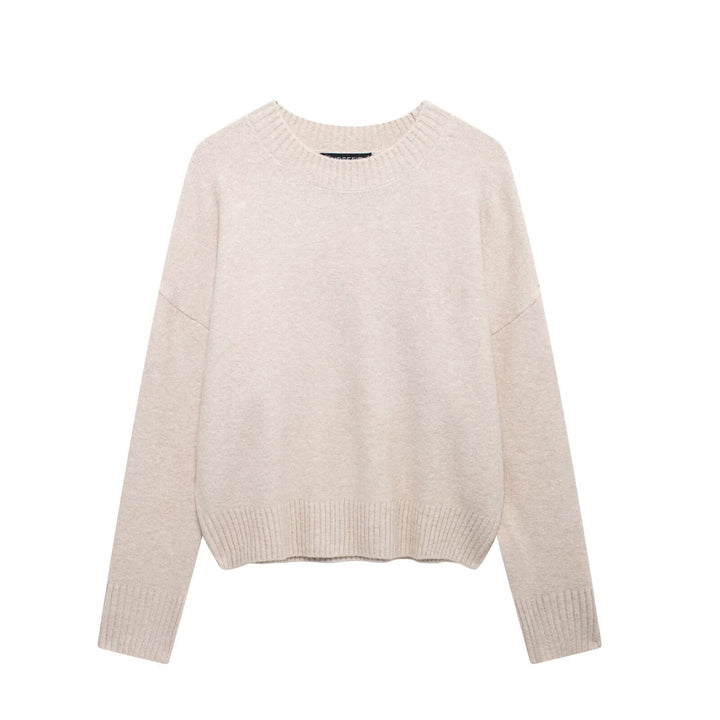 Kvinders strikkede sweater lavet af kvalitets merinould Stilla