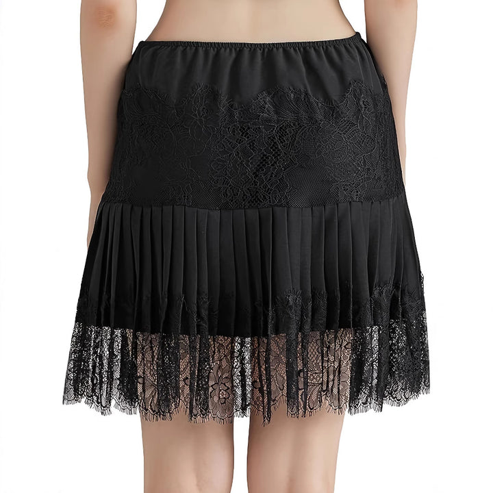 Femme Gestufte Spids Mini Nederdel Stilla