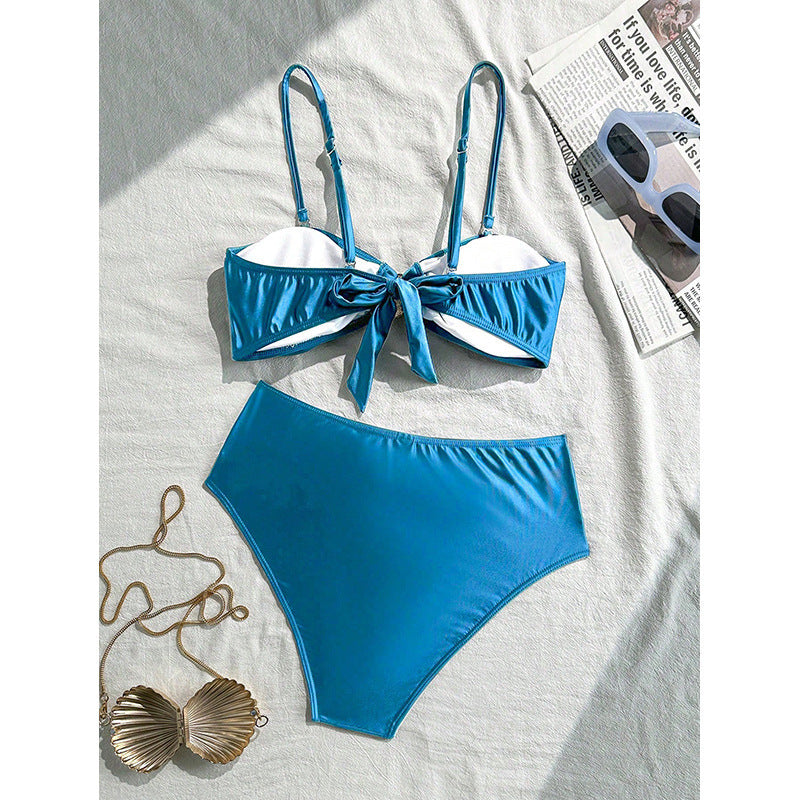 Dame Bikini-sæt med elegante muslingedetaljer Skovae