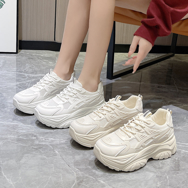 Dame Sporty Chunky Sneakers med åndbart mesh-overdel og støddæmpende sål Stilla