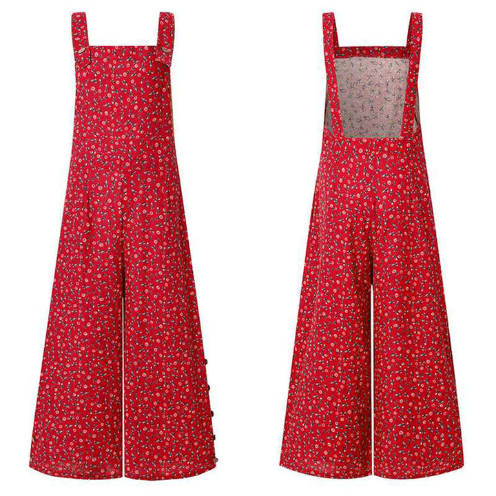 Femme Stilfuld Vidbenet Overalls-Jumpsuit Stilla