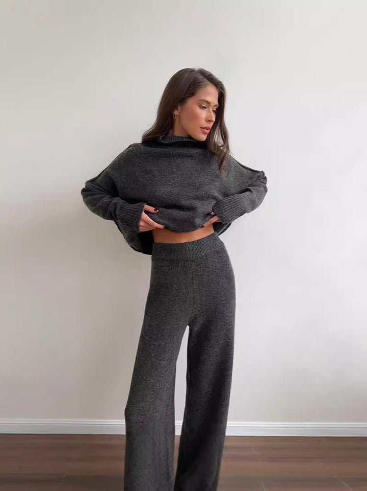 Dame Oversize Rullekravepullover Kjole Stilla