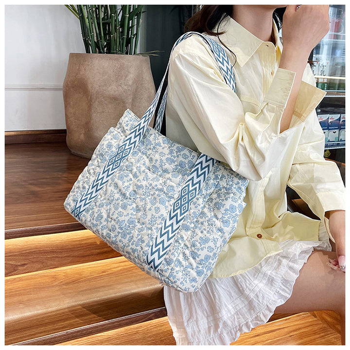 Femme Floral Quilted Hverdags-Tote Stilla