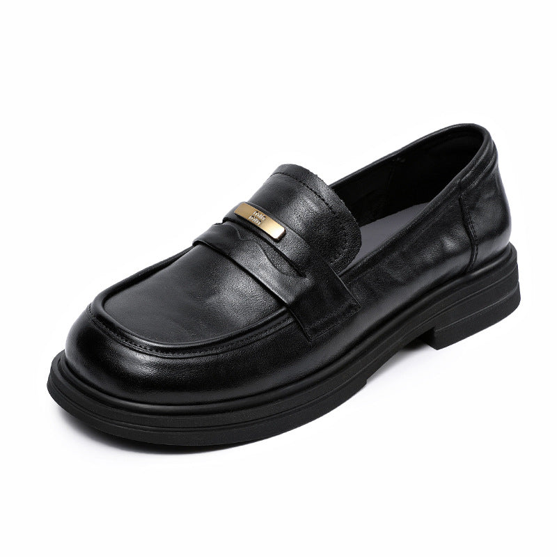 Damer Elegante Læder Slippers med dekorativ metalaccent Stilla