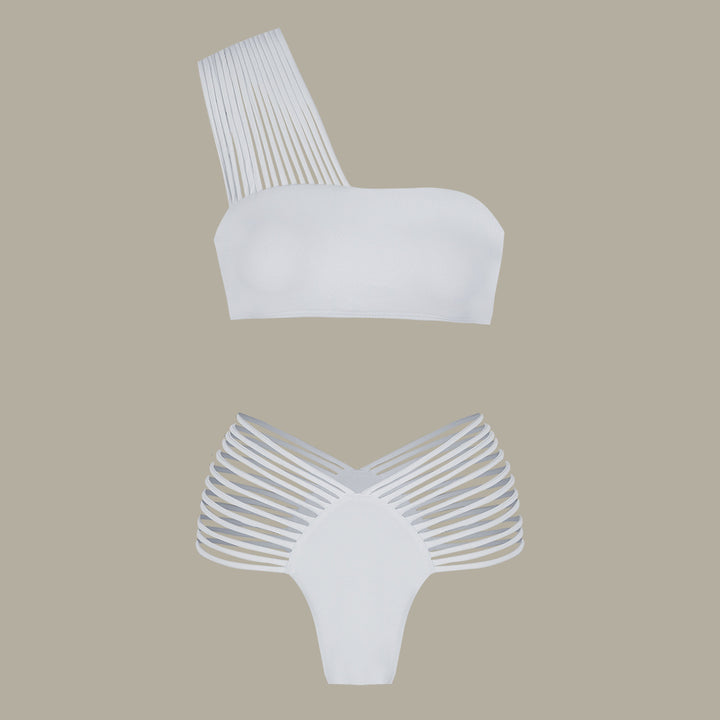 Dame Bikini-sæt med elegante cut-outs og fashionable stropper Stilla