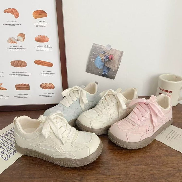 Dame sneakers i stilfuldt retro-design med åndbar overfladestruktur og fleksibel sål Stilla