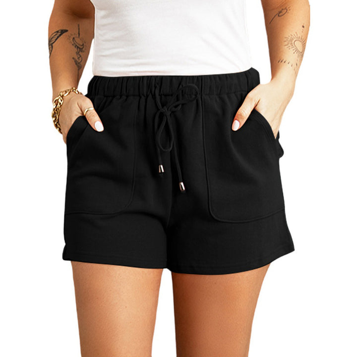 Dame behagelige sweatshorts med elastisk bund og praktiske lommer Stilla