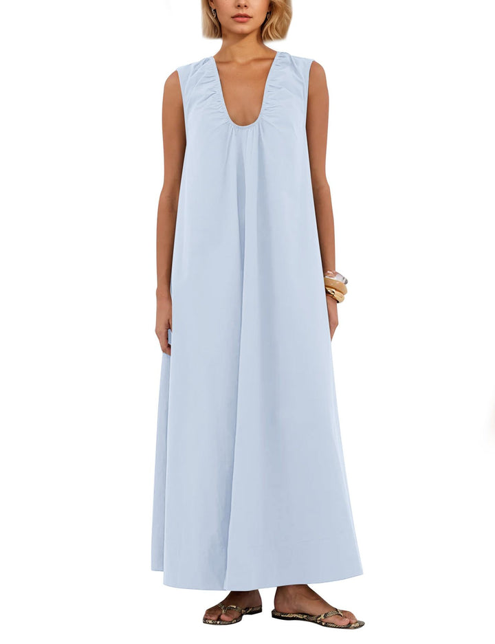 Damer Elegant Flydende Maxikjole Stilla