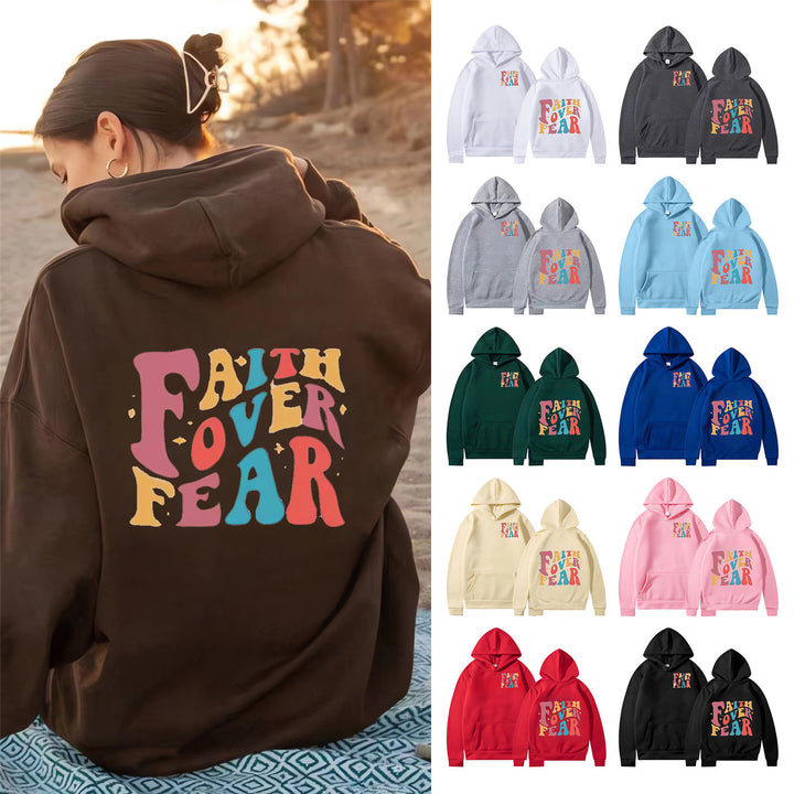 Dame hoodie med unikt grafisk display Skovae
