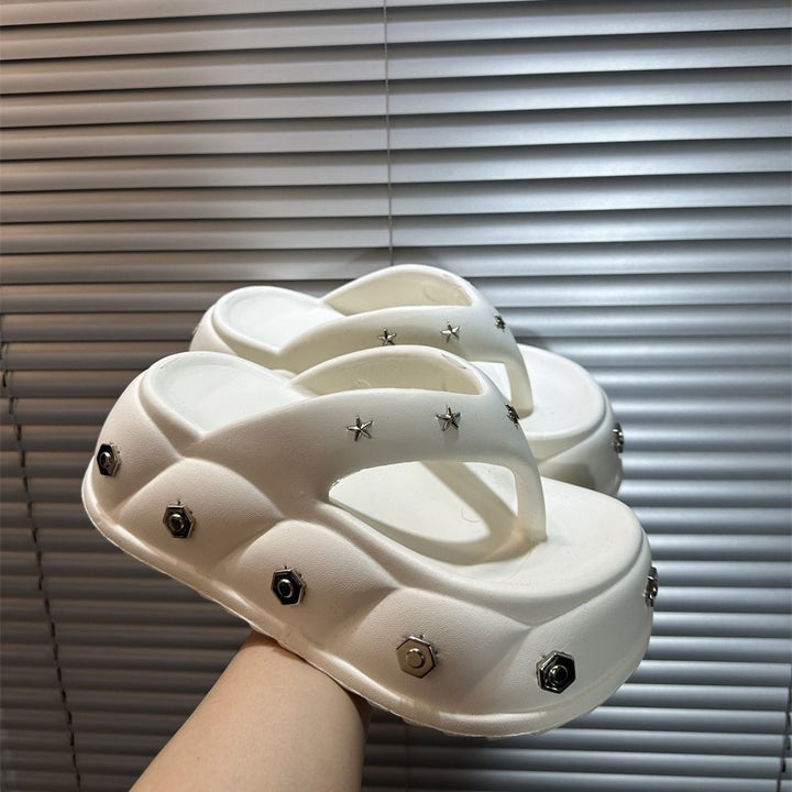 Dame Modiske Clogs med unikke Metalaccenter Stilla