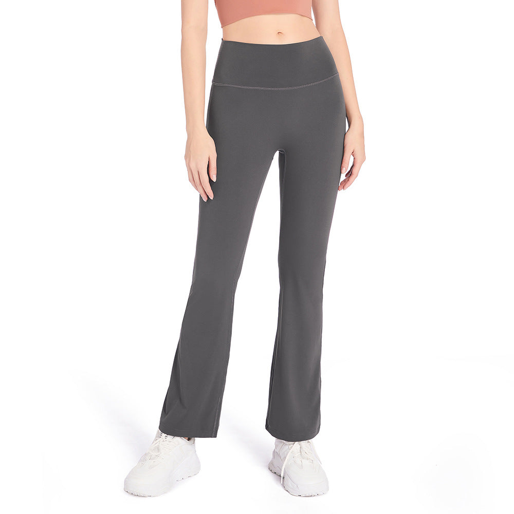 Dame Flared Leggings lavet af åndbart funktionsmateriale med høj talje Stilla