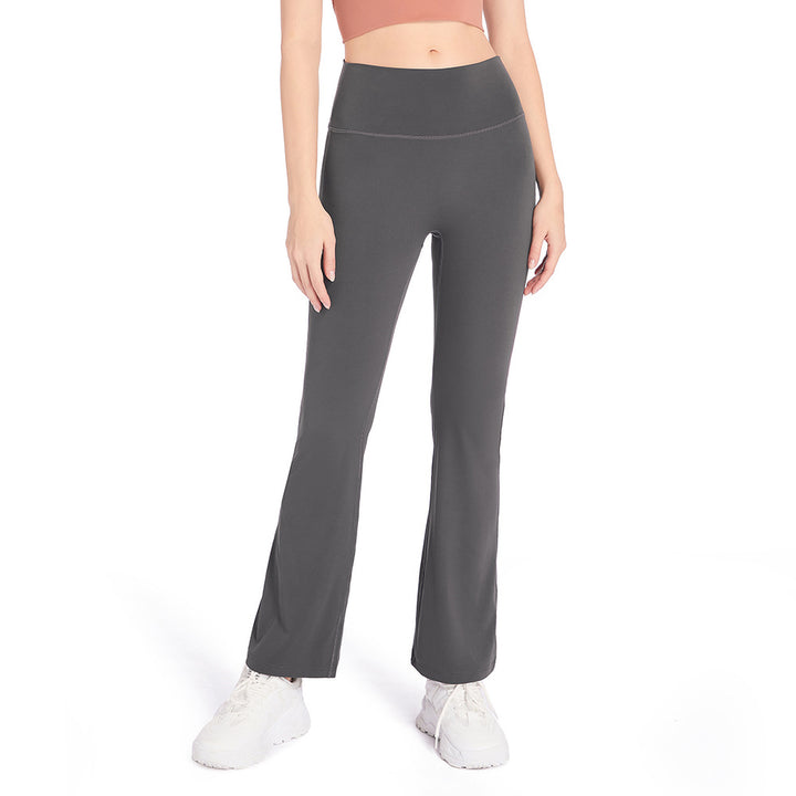 Dame Flared Leggings lavet af åndbart funktionsmateriale med høj talje Stilla