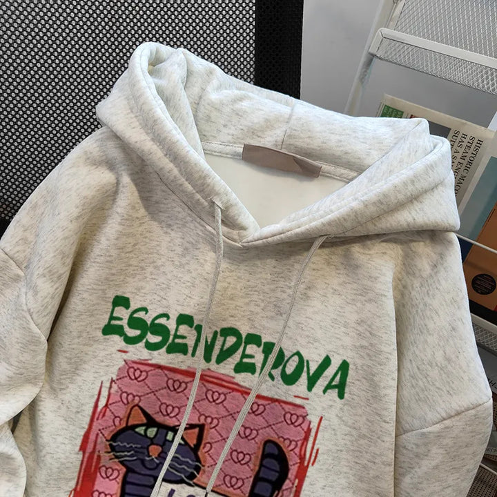 Kvindernes trendy hoodie Stilla