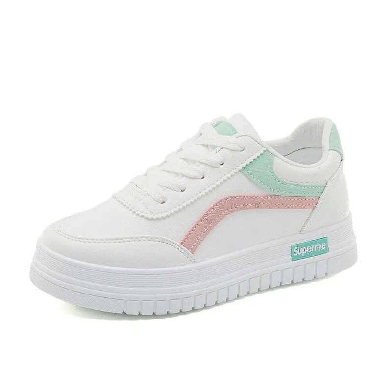 Dame mode Plateau-Sneakers med ergonomisk sål og stilfulde accentlinjer Stilla