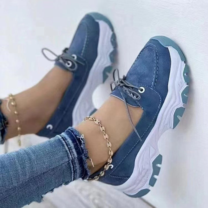 Dame sporty Lightweight Sneakers med polstret sål Stilla