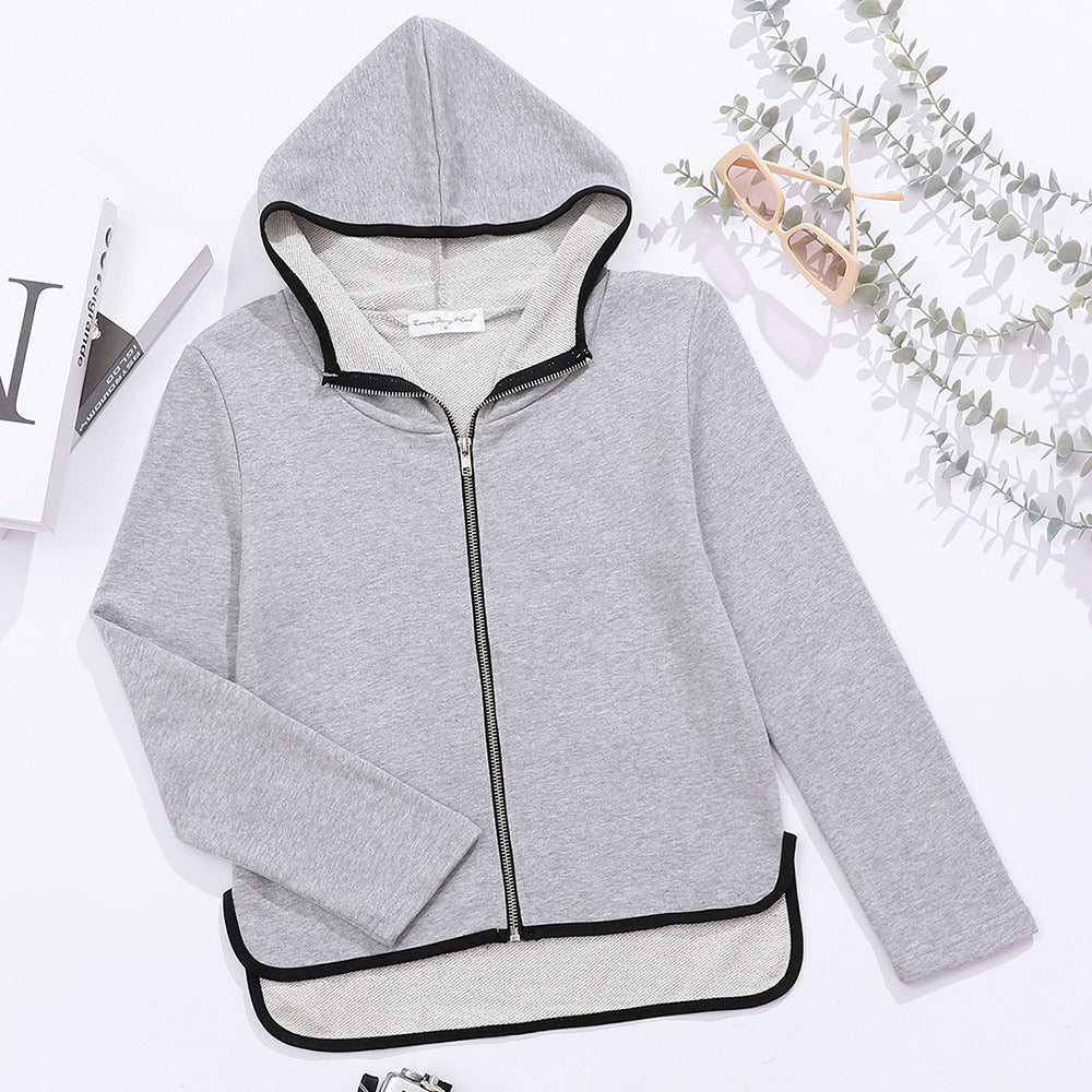 Kvinders sporty zip hoodie jakke Stilla