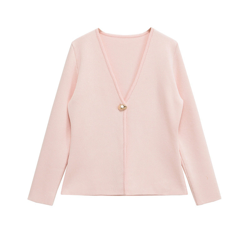 Dame afslappet top med elegant knapdetalje Stilla