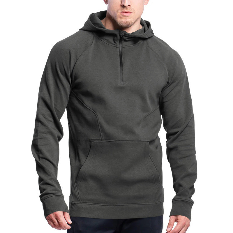 Herrer Sporty Hættepullover med højvarm fleece-for Stilla