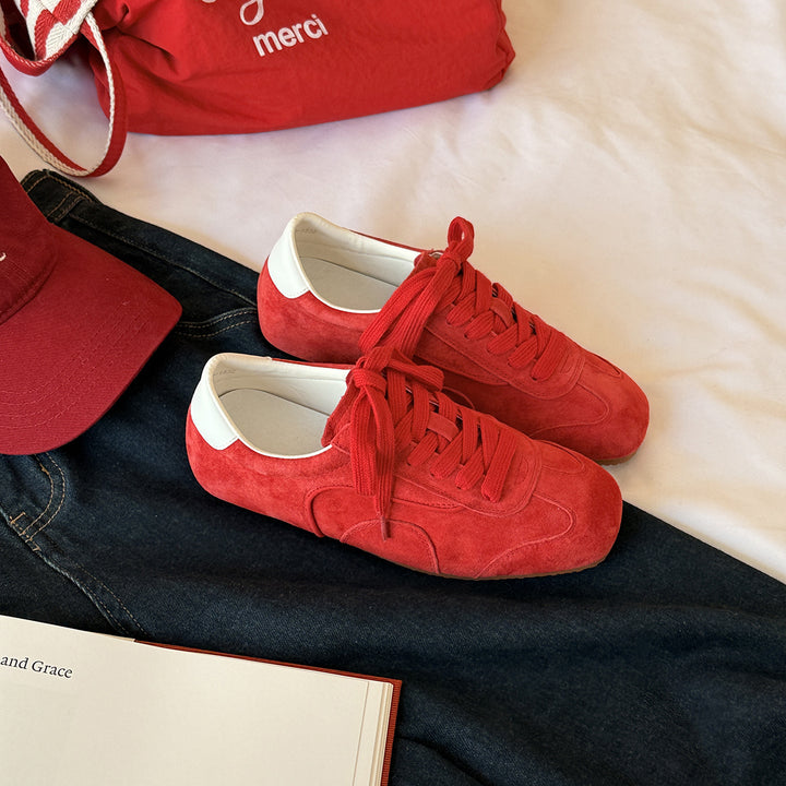 Herrer Nubuck Fritid Sneakers Stilla