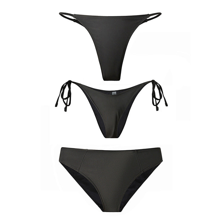 Damer Højskåret Bikini med sidebindebånd Skovae
