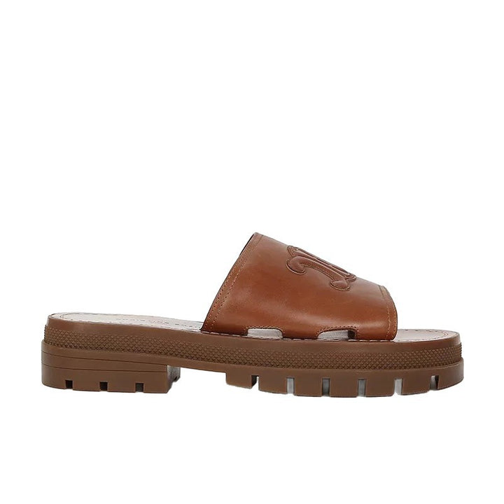 Dame elegante slippers lavet af højkvalitets læder med komfortabel indersål og smart logo-detail Stilla