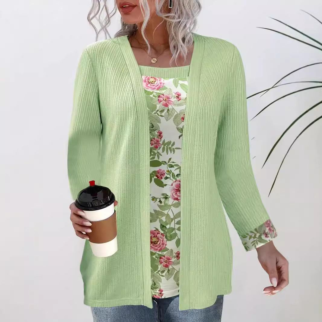 Dame mode langærmet Cardigan Stilla