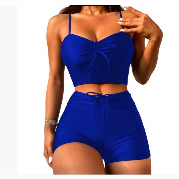 Femme Høj taljeret Sporty Crop Set Stilla
