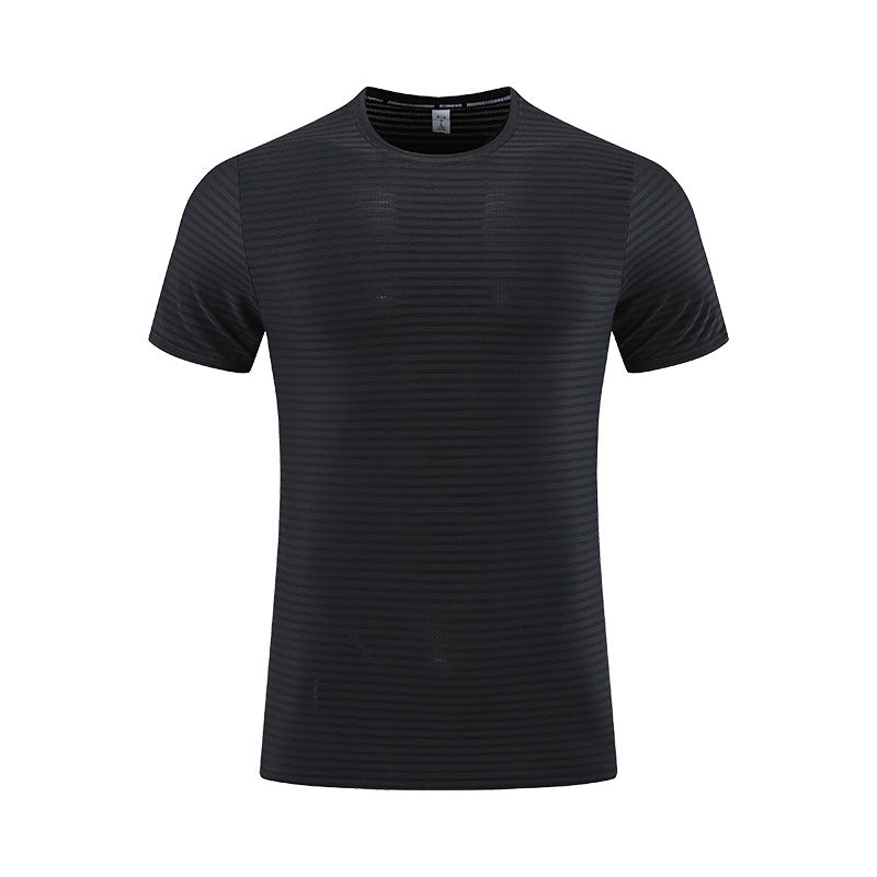 Herrer Sportsligt Funktions T-shirt med svedtransporterende teknologi og struktureret design Stilla