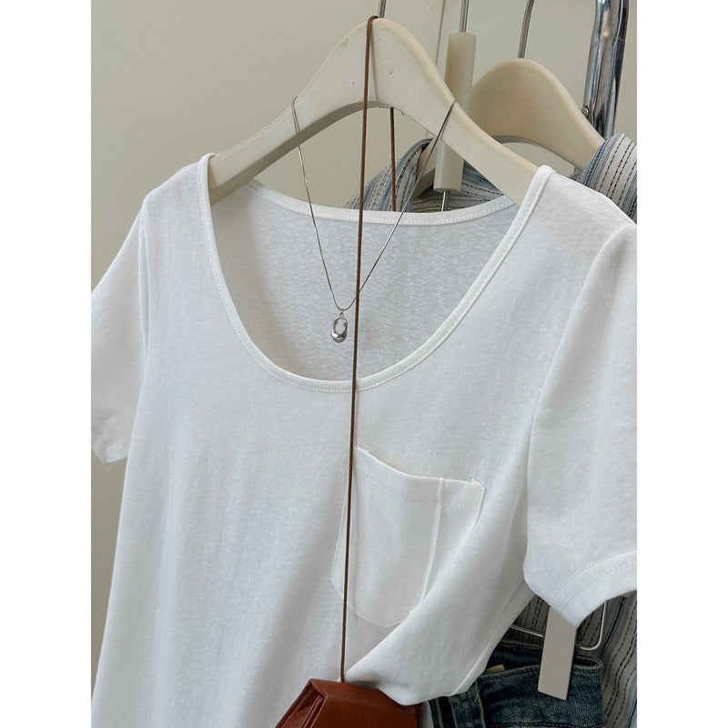 Femme Basic Lomme T-Shirt Stilla