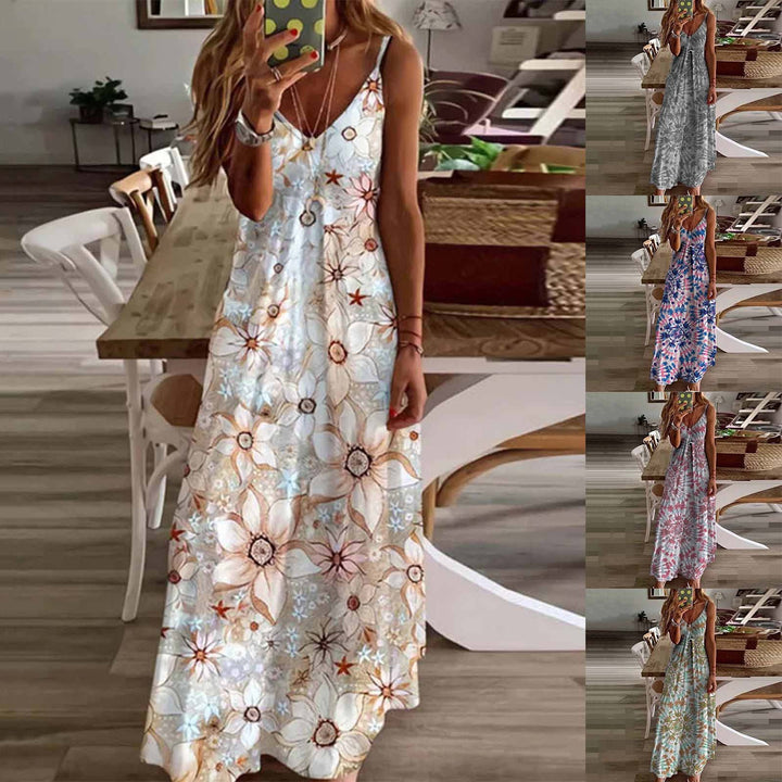 Dame Floral Print Natkjole Stilla