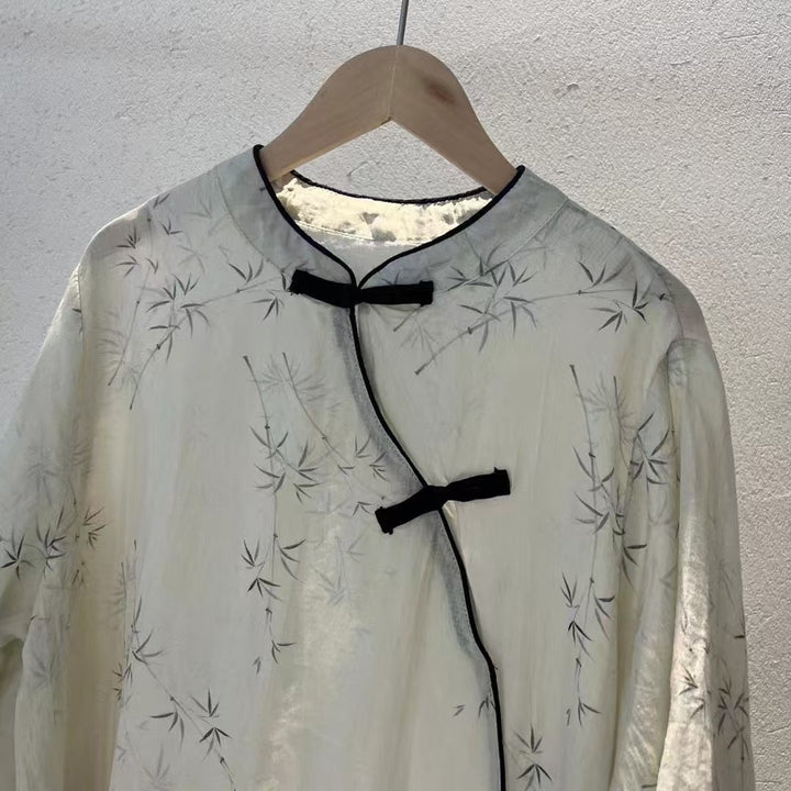 Femme Elegante Kimono-Stil Midi Kjole Stilla