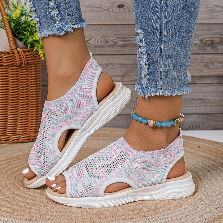 Dame Sportlige Sandaler med elastisk overdel og skridsikker sål Stilla