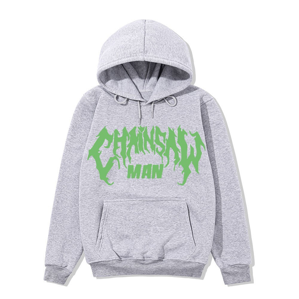 Herre hoodie med unik grafisk design Skovae