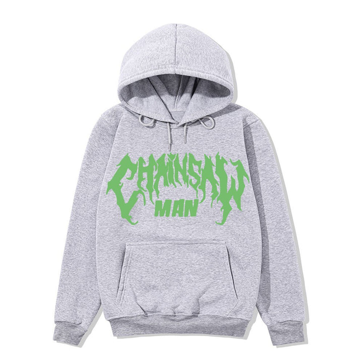 Herre hoodie med unik grafisk design Skovae