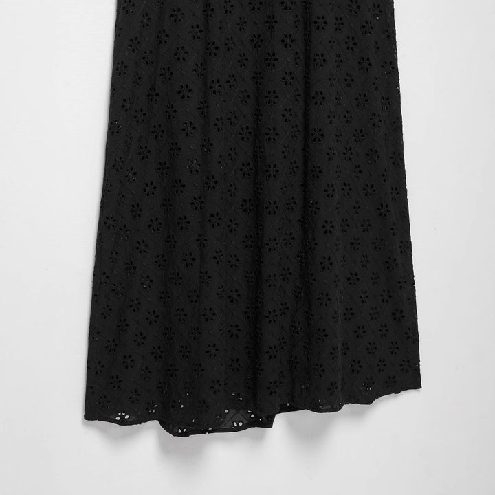 Femme Elegante Cutout Maxi Kjole Stilla
