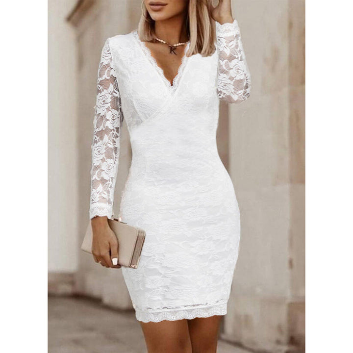 Dame Spids Bodycon Kjole Stilla