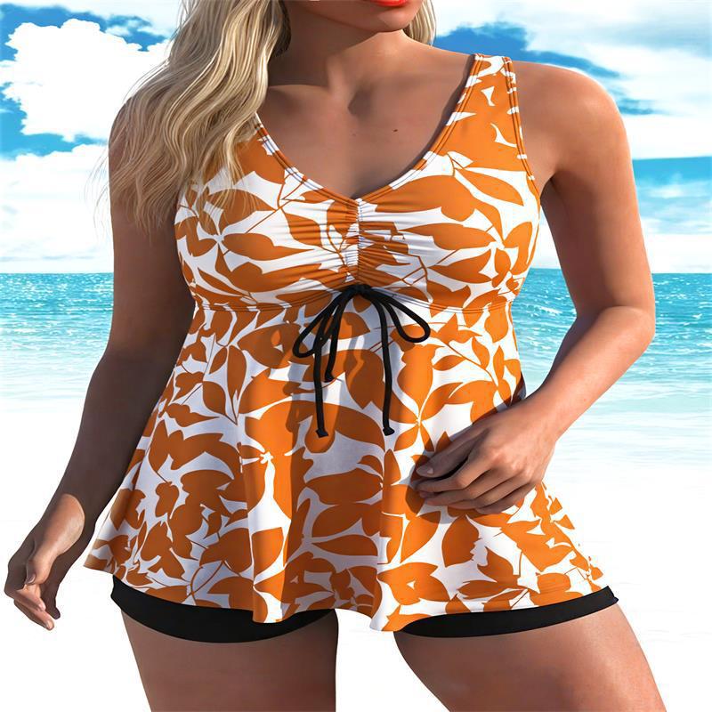 Dame Strandkjole med dynamisk zebra-design Skovae