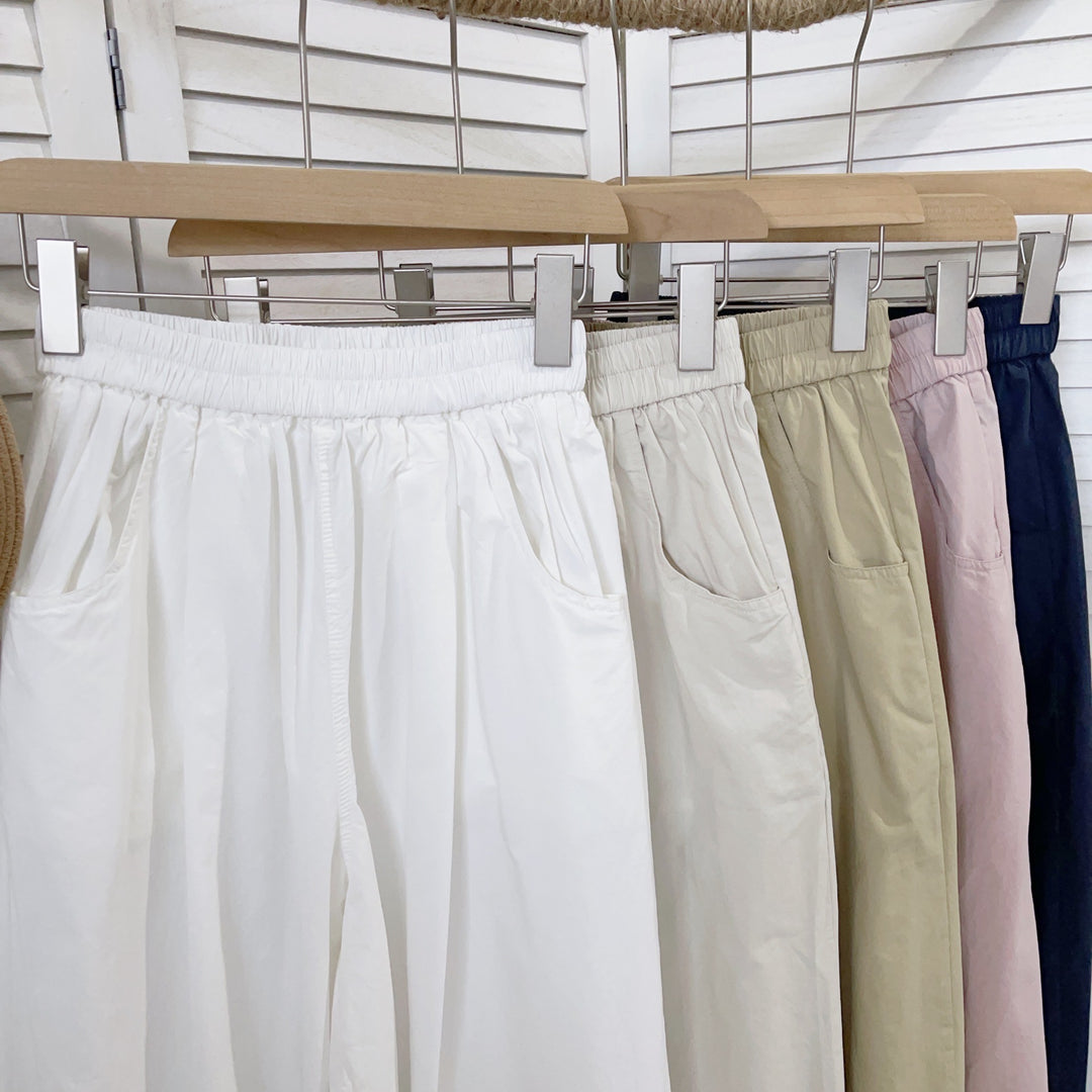 Dame Relaxed Fit Plisse-Bukser Stilla