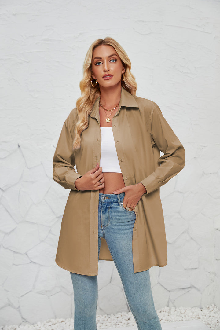 Damer casual skjorte bluse lavet af let stof Stilla