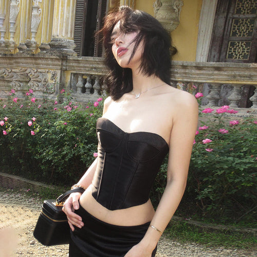 Damer Struktureret Bustier-Top Stilla