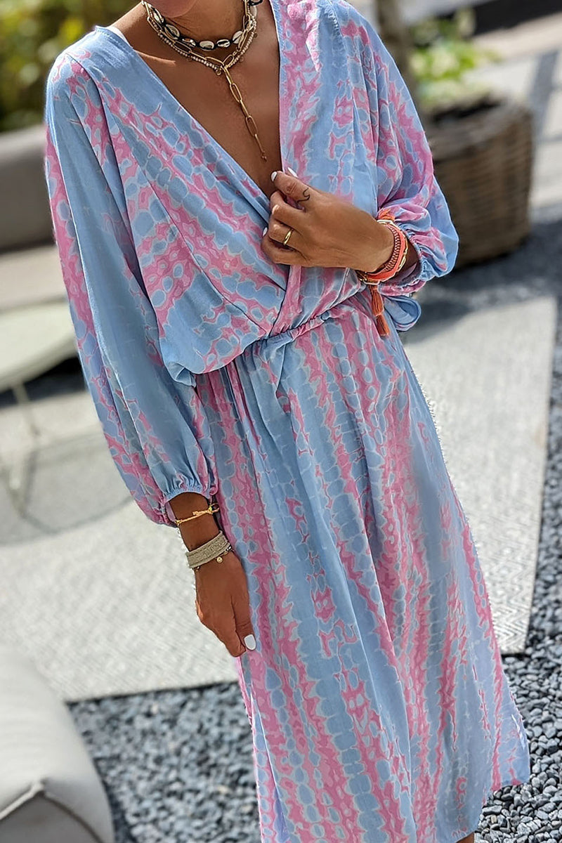 Stilla | All in Time Tie Dye Maxi Kjole