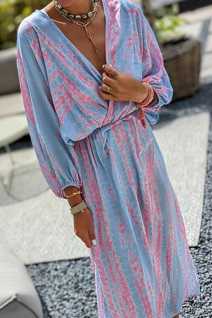 Stilla | All in Time Tie Dye Maxi Kjole